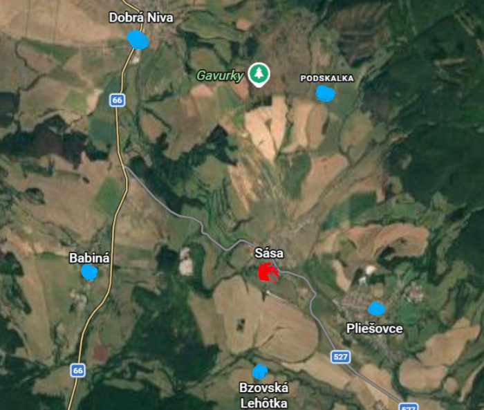 kúsok z mapy Slovenska
